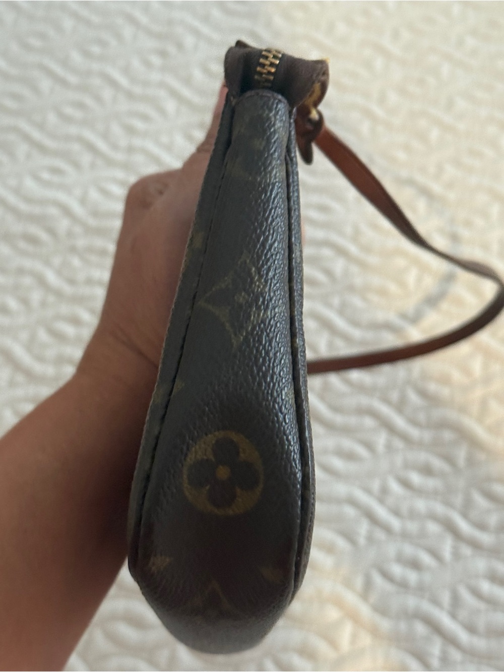 Louis Vuitton Monogram Canvas Mini Shoulder Bag in Brown with Gold Hardware - Picture 4 of 9
